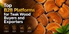 Top B2B Platforms for Teak Wood Buyers and Exporters