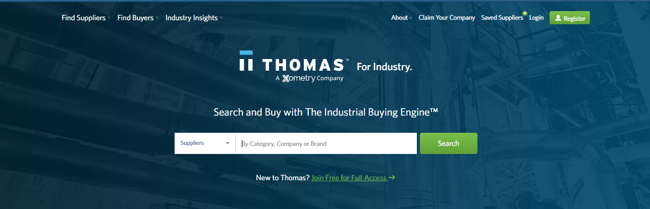 ThomasNet - B2B Website