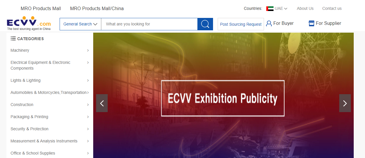 ECVV - B2B Website